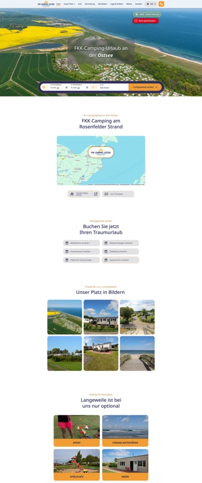 FKK Camping Ostsee Screenshot